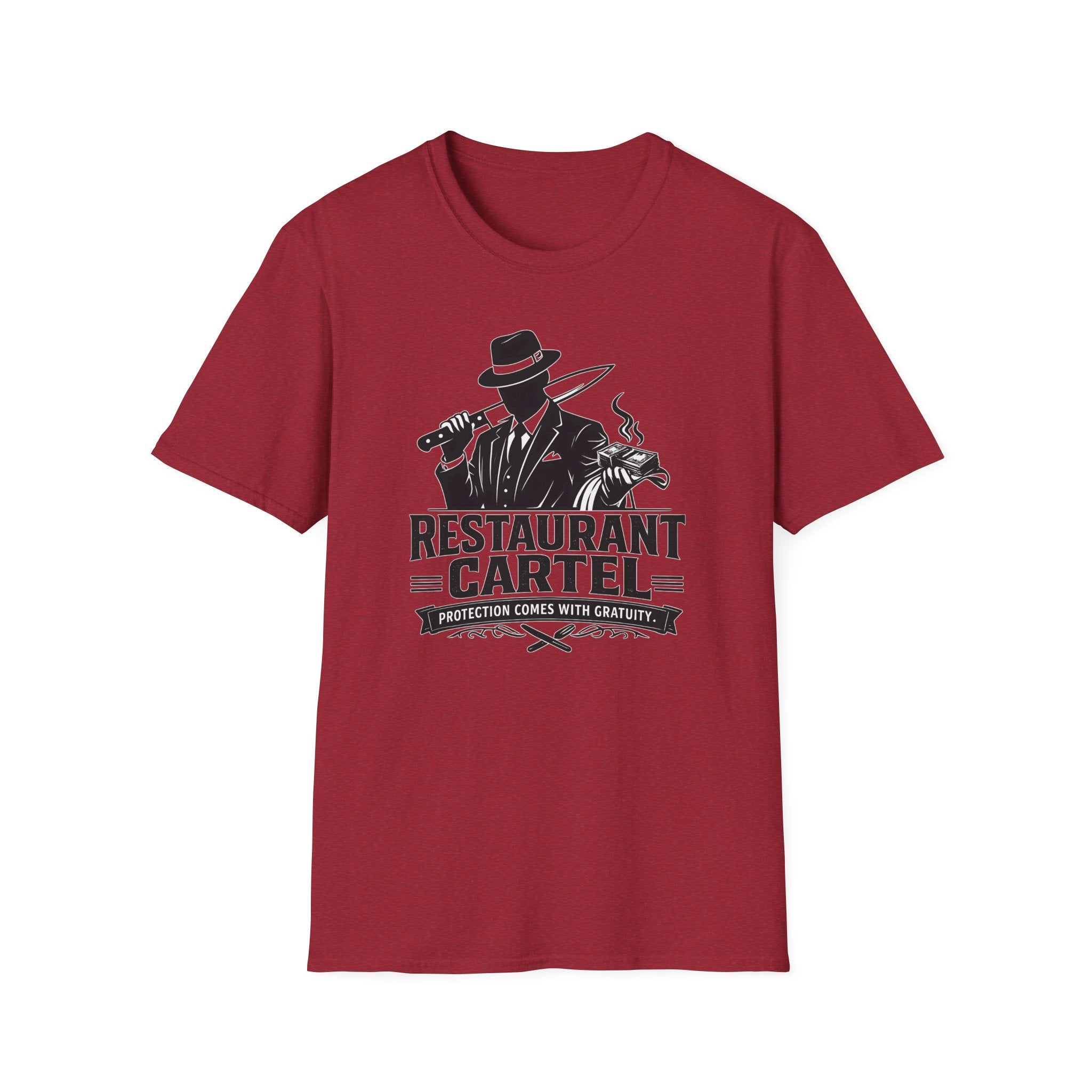 Restaurant Cartel Protection Comes With Gratuity T-shirt
