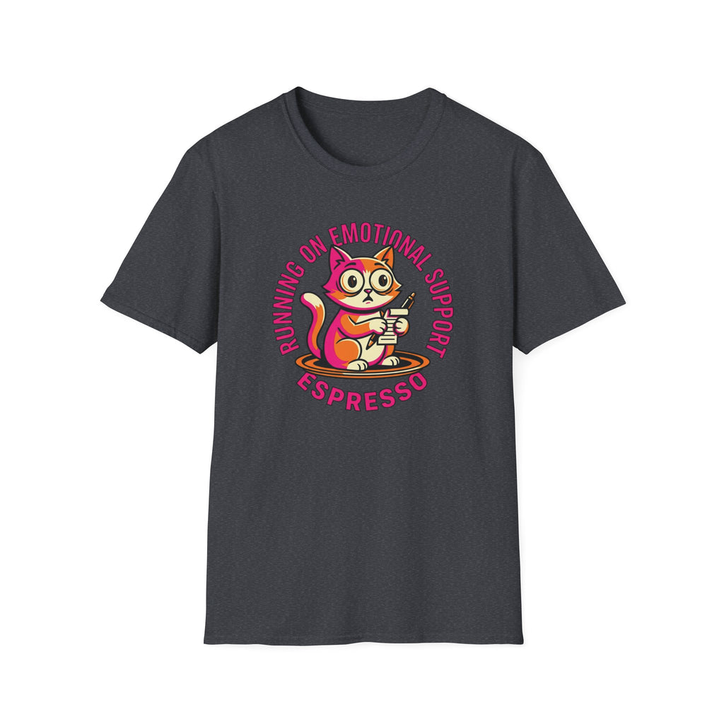 Running On Emotional Support Espresso T-shirt