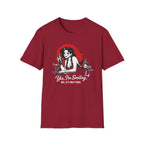 Yes, I'm Smiling. No, It's Not Free. (Female Bartender) T-shirt