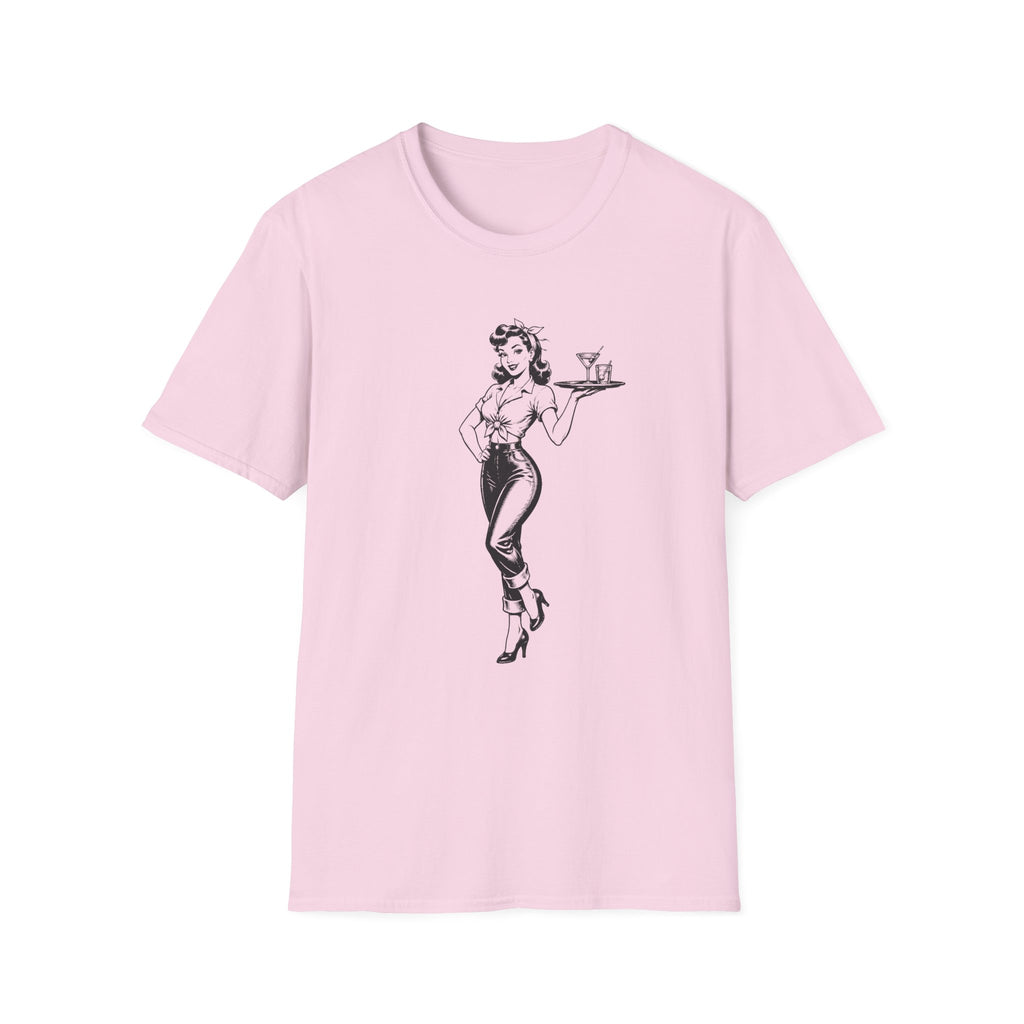 Pin-Up Cocktail Server T-shirt