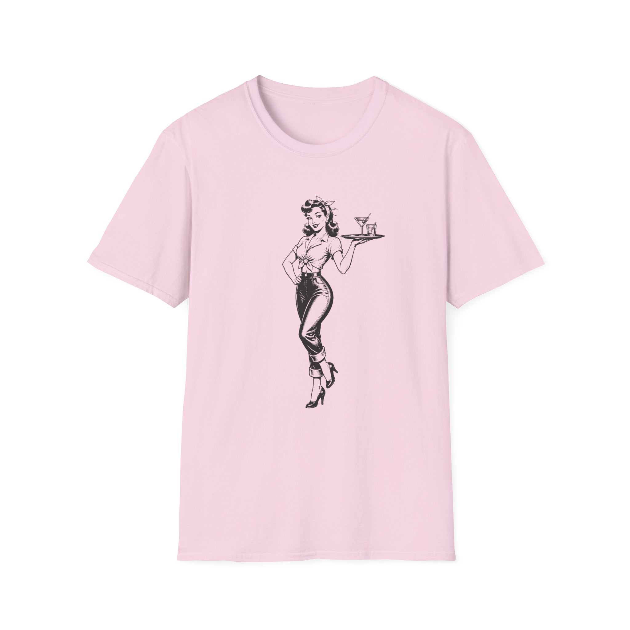 Pin-Up Cocktail Server T-shirt