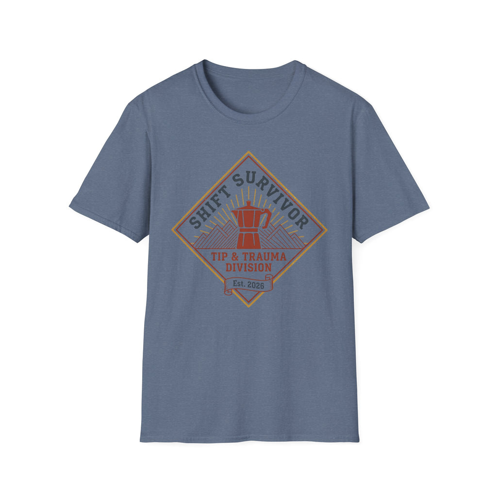 Shift Survivor Tip & Trauma Division T-shirt
