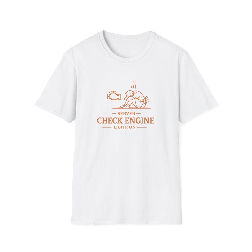 Server Check Engine Light: On T-shirt