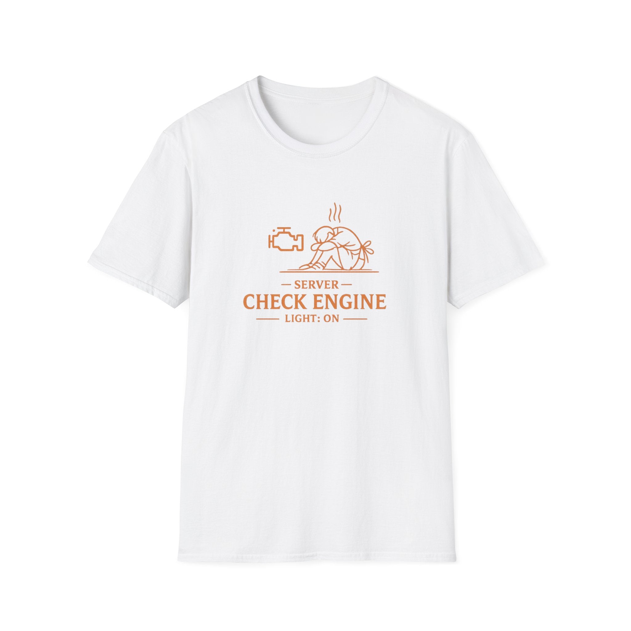 Server Check Engine Light: On T-shirt