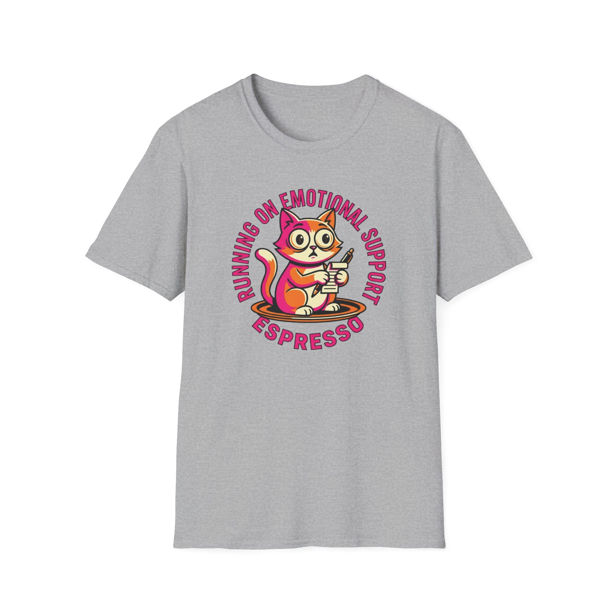 Running On Emotional Support Espresso T-shirt