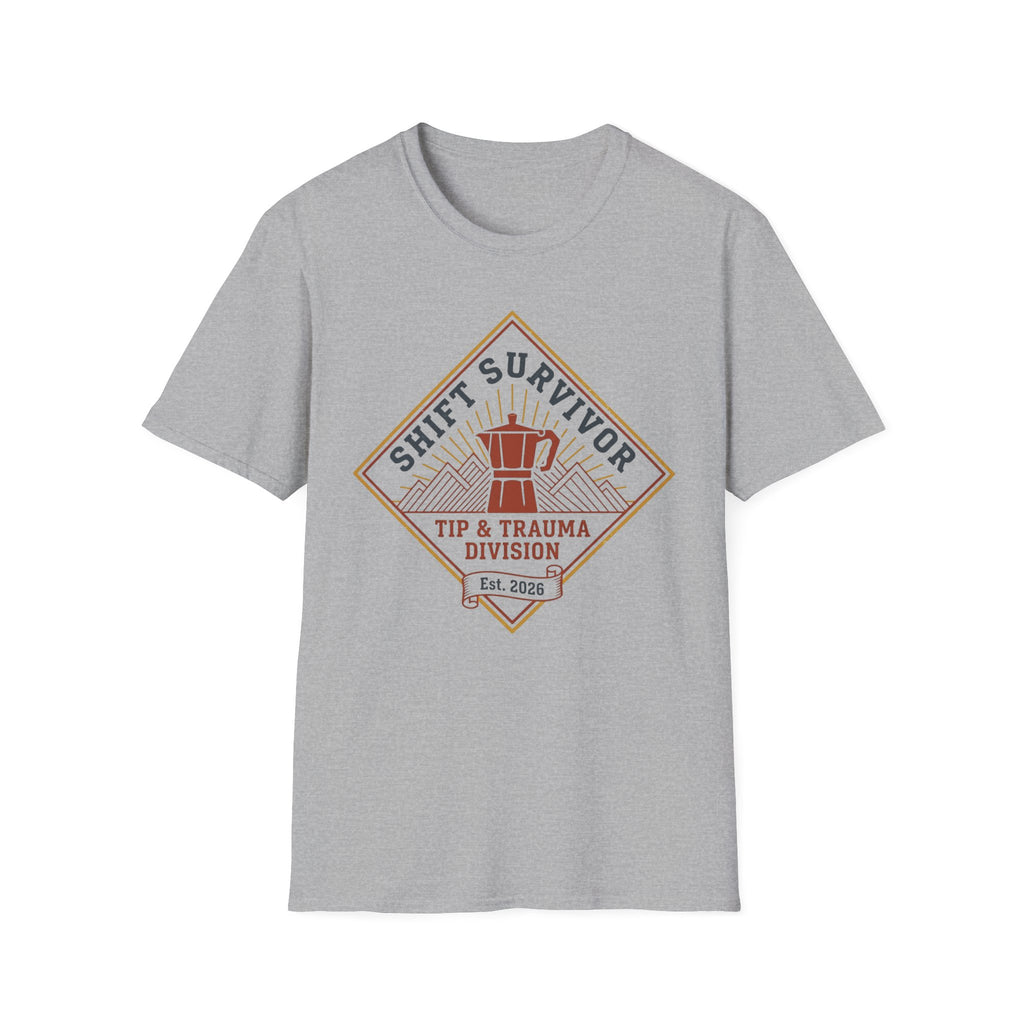 Shift Survivor Tip & Trauma Division T-shirt