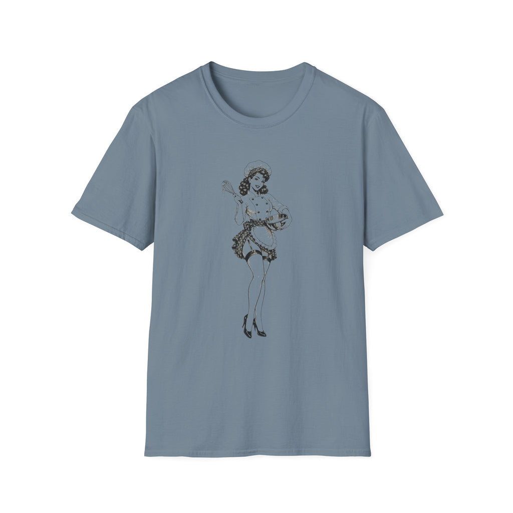 Pin-Up Sexy Pastry Chef T-shirt