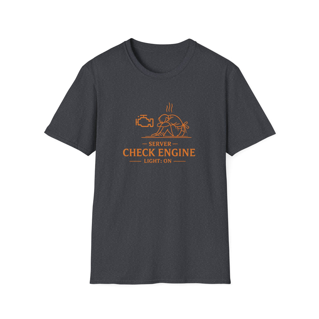 Server Check Engine Light: On T-shirt
