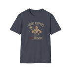 Good Tippers Get VIP Service (Female Server) T-shirt