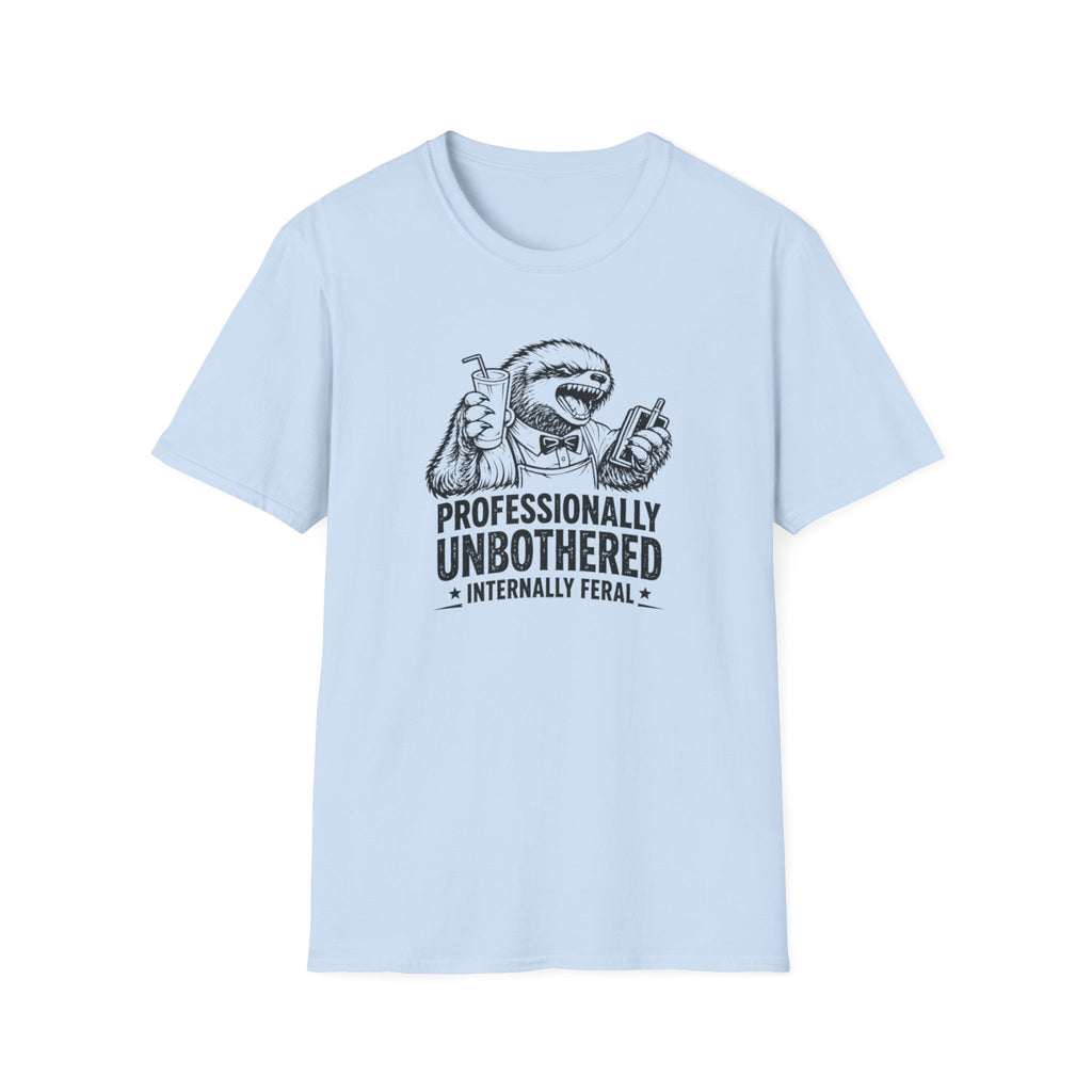 Professionally Unbothered Internally Feral T-shirt