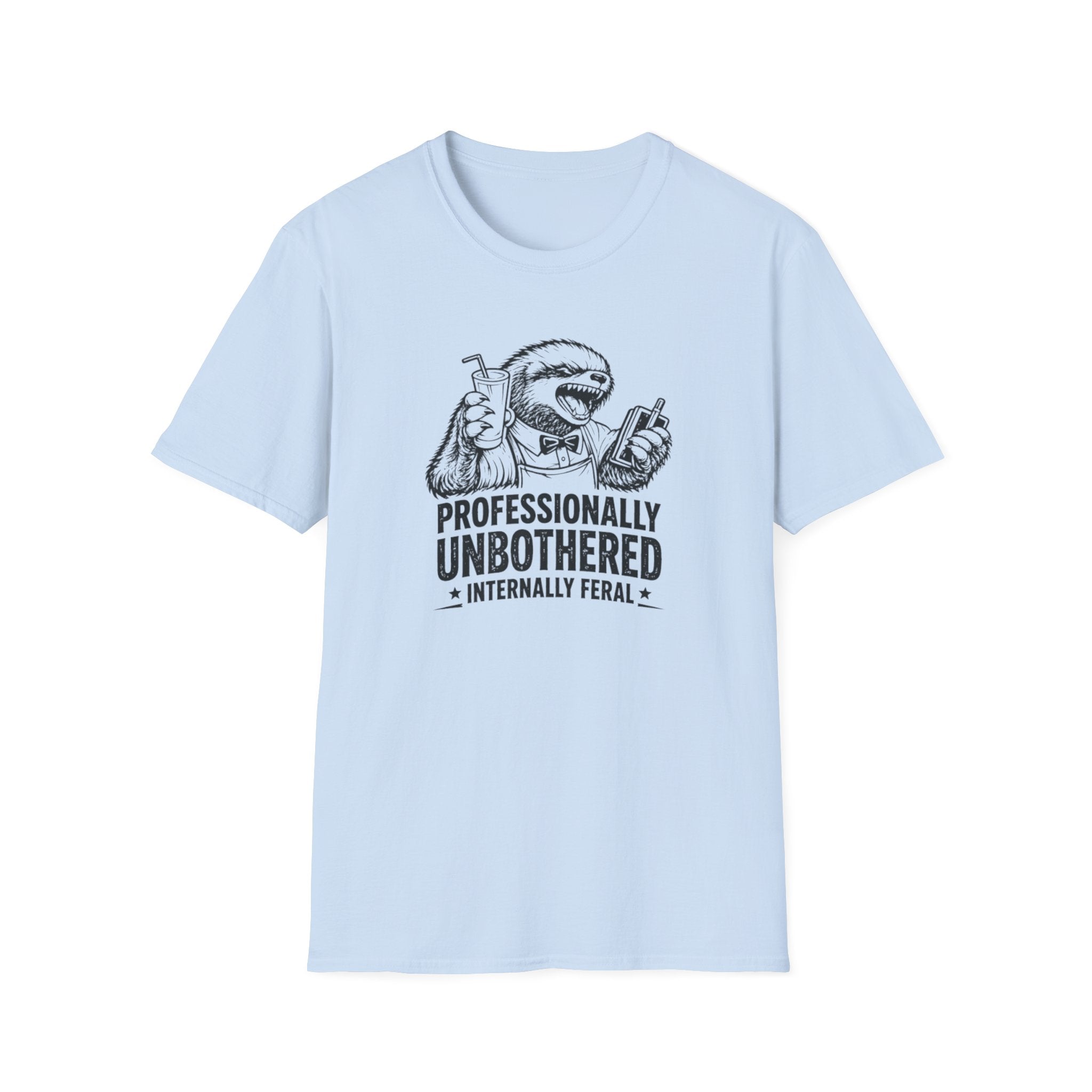 Professionally Unbothered Internally Feral T-shirt